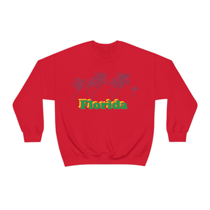 Florida Palm Tree Crewneck Sweatshirt