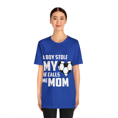 A boy stole my heart he calls me Mom T-Shirt