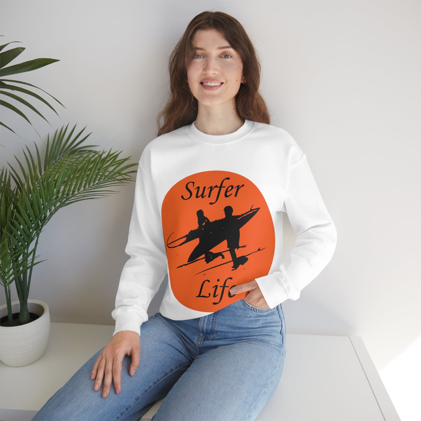 Surfer Life Crewneck Sweatshirt