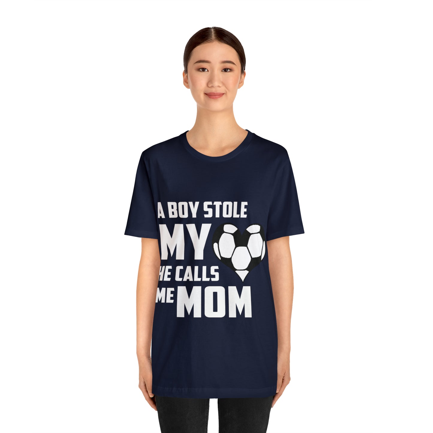 A boy stole my heart he calls me Mom T-Shirt