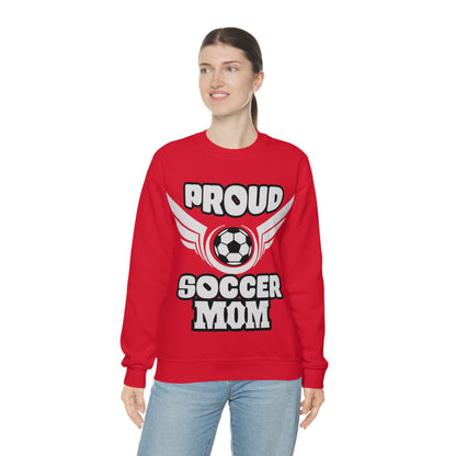 Proud S o c c e r MOM Crewneck Sweatshirt