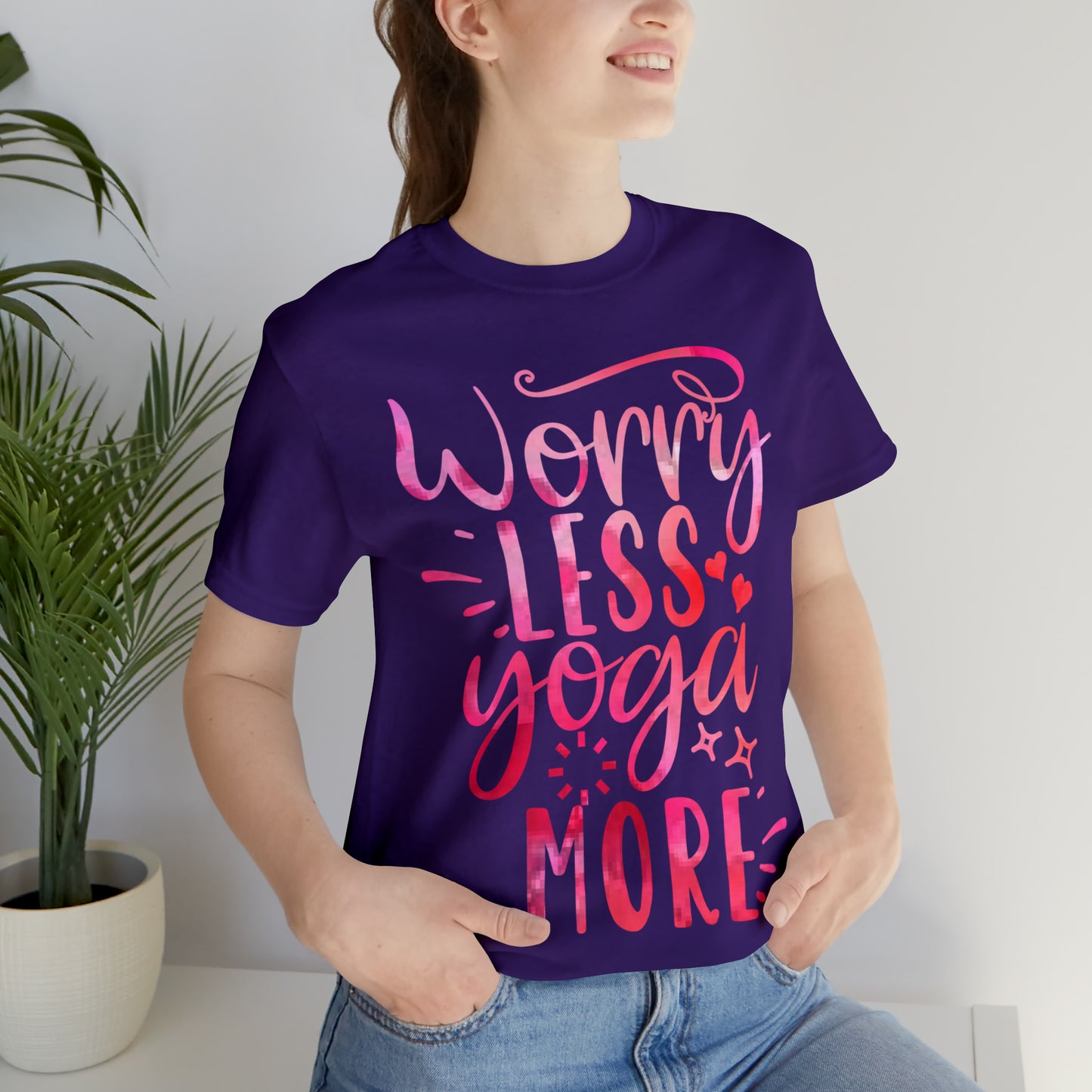 Worry Less Yoga More T-Shirt