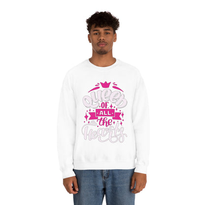 Queen of All The Hearts Crewneck Sweatshirt