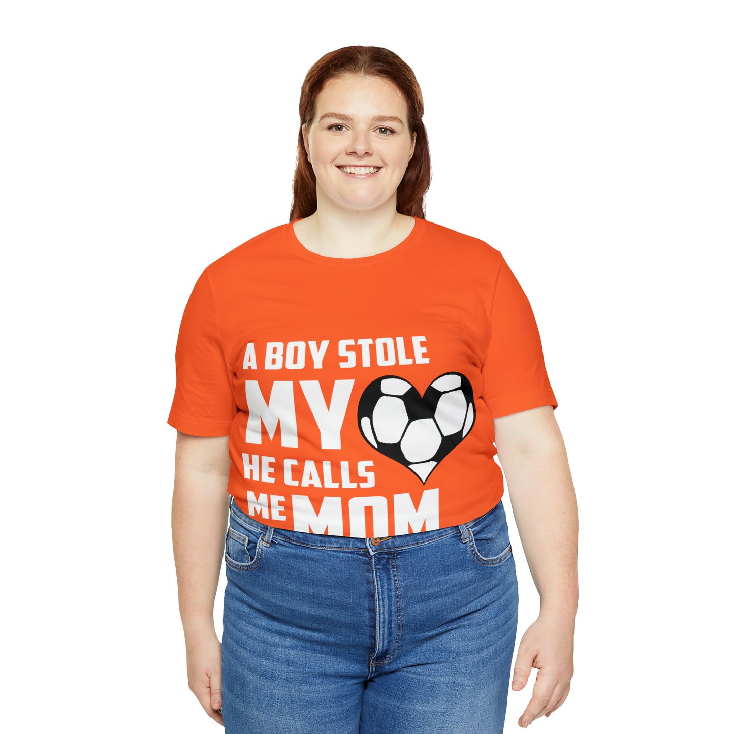 A boy stole my heart he calls me Mom T-Shirt