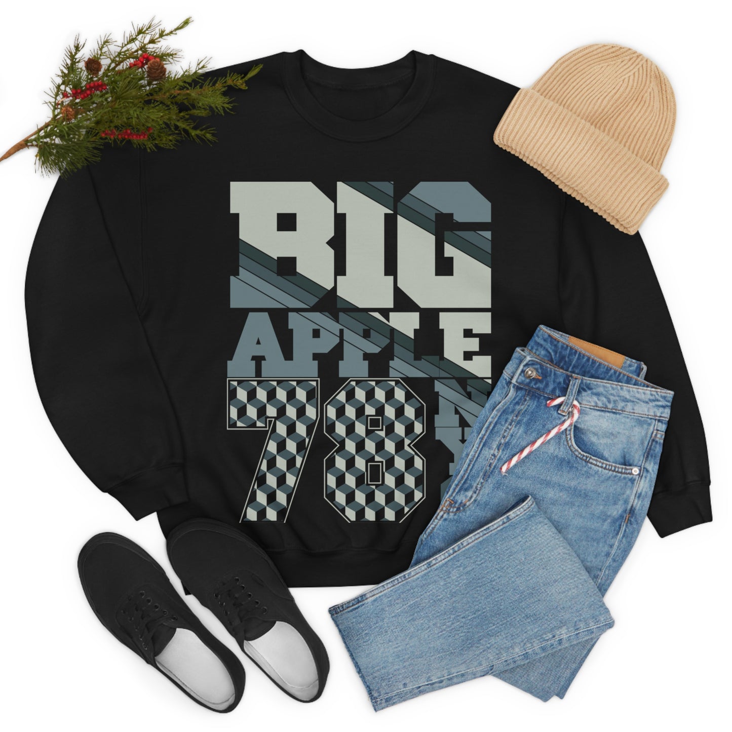 Big Apple NYC Crewneck Sweatshirt