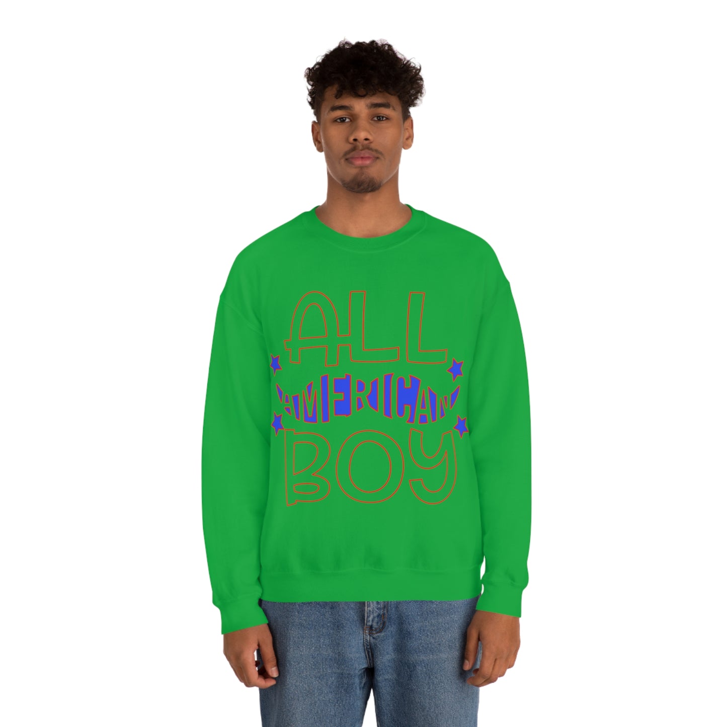 All American boy Crewneck Sweatshirt