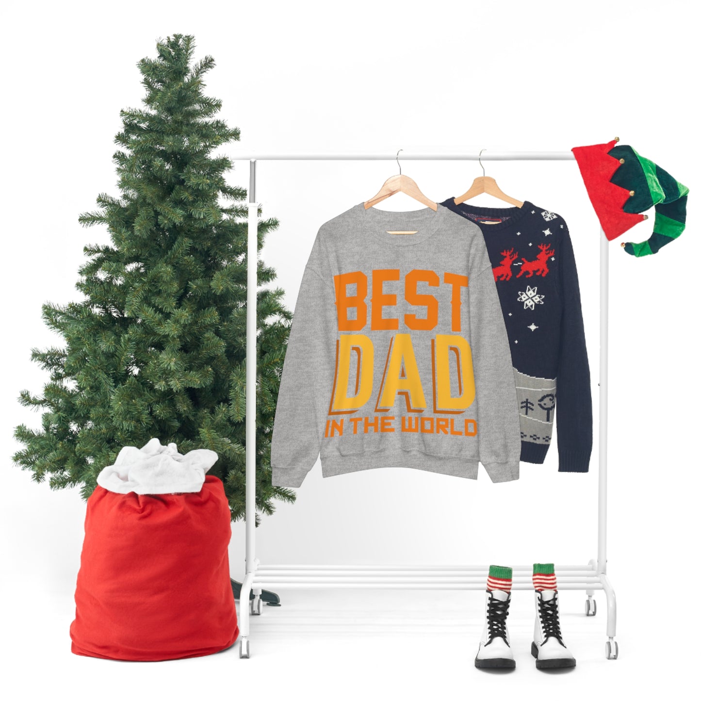 Best Dad in the world Crewneck Sweatshirt