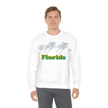 Florida Palm Tree Crewneck Sweatshirt