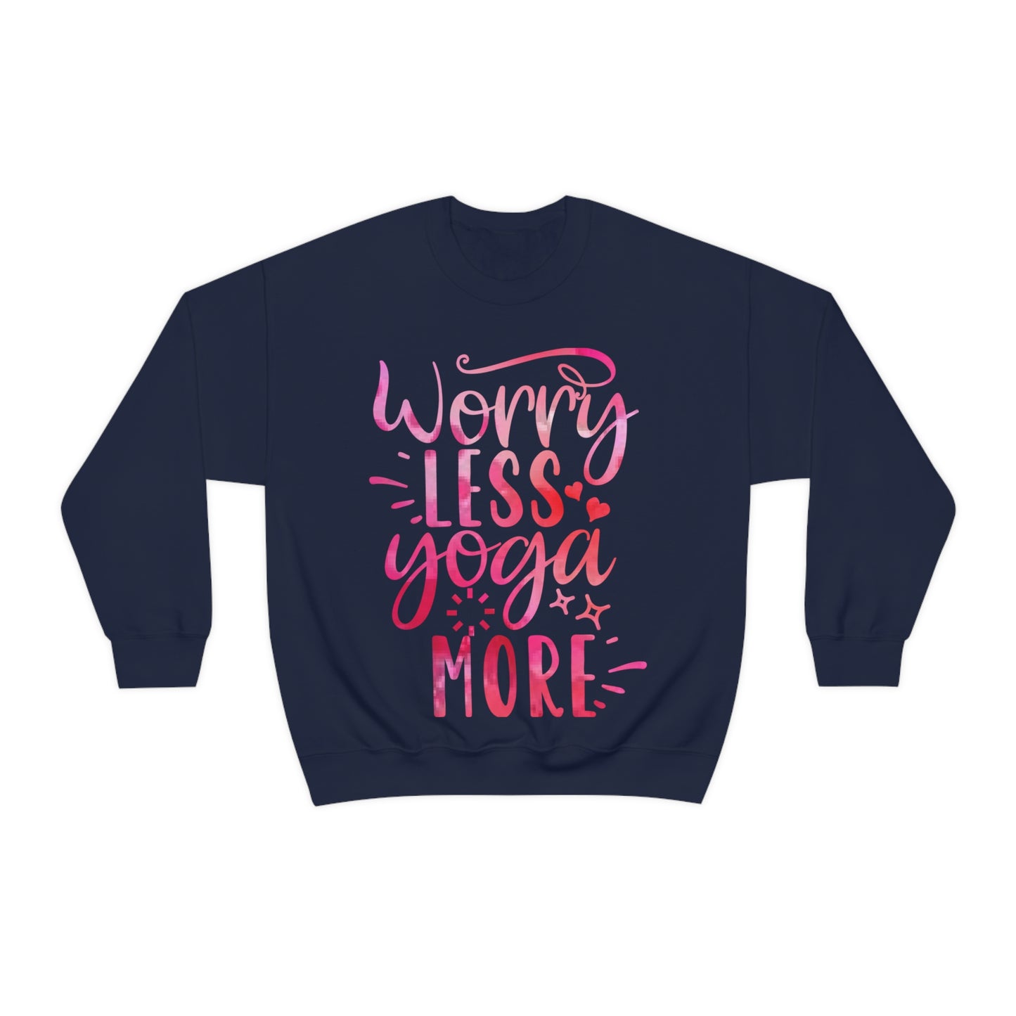 Worry Less Yoga More Crewneck Sweatshirt