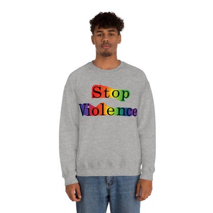 Stop Violence Crewneck Sweatshirt