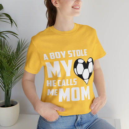 A boy stole my heart he calls me Mom T-Shirt