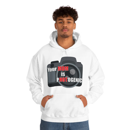 Your Mom is pHOTogenic Camera Hoodie