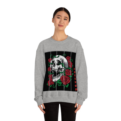 Freedom Death Roses Crewneck Sweatshirt