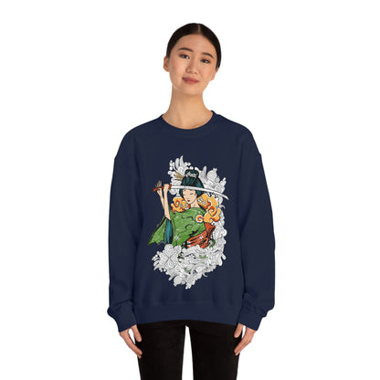 Female Samurai Crewneck Sweatshirt