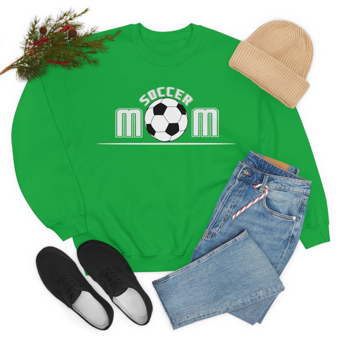 Mom - Soccer Crewneck Sweatshirt