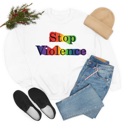 Stop Violence Crewneck Sweatshirt