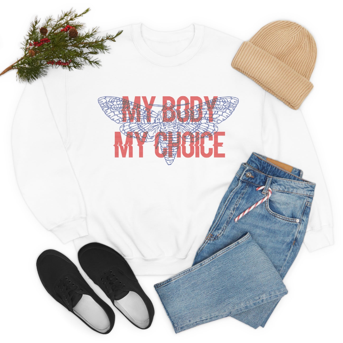 My Body Its My Choice Crewneck Sweatshirt