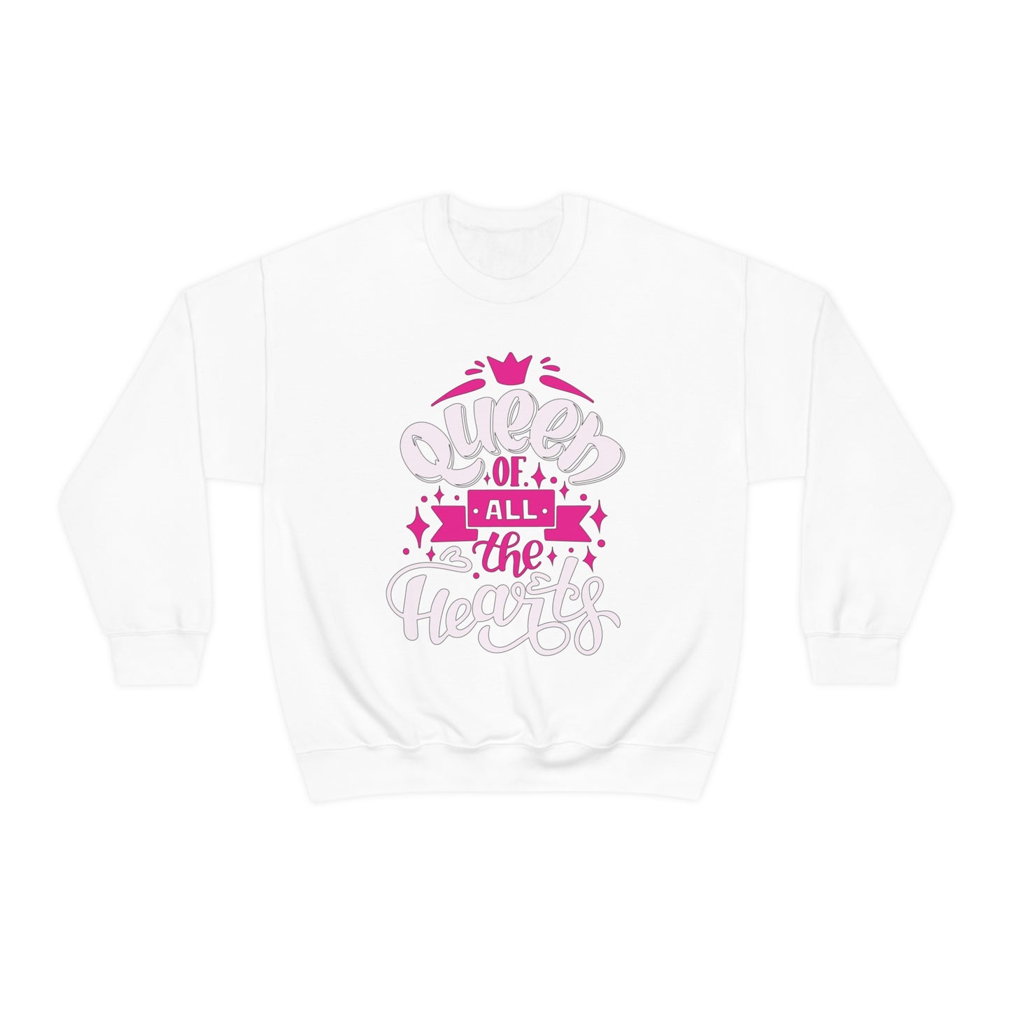 Queen of All The Hearts Crewneck Sweatshirt