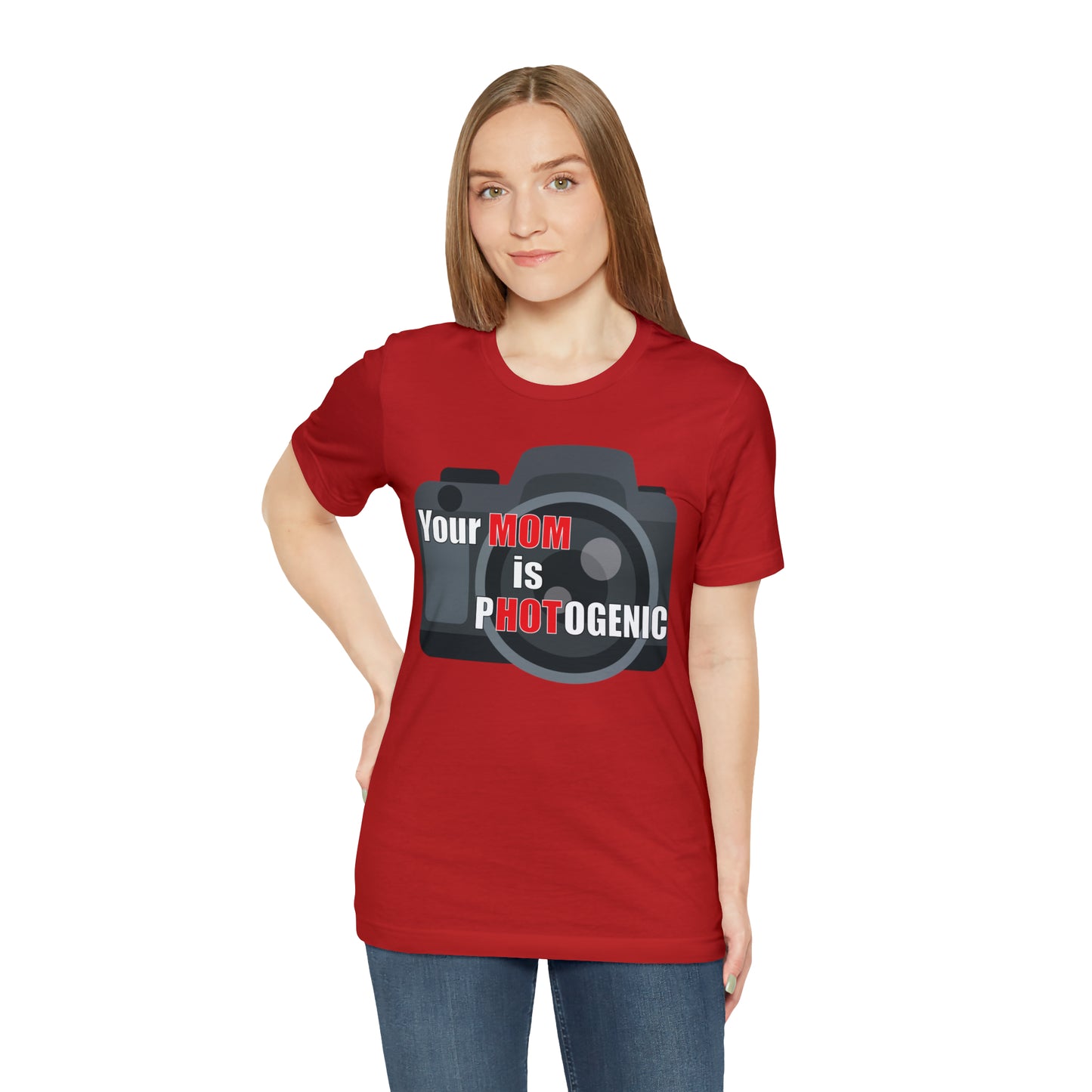 Your Mom is pHOTogenic Camera T-Shirt