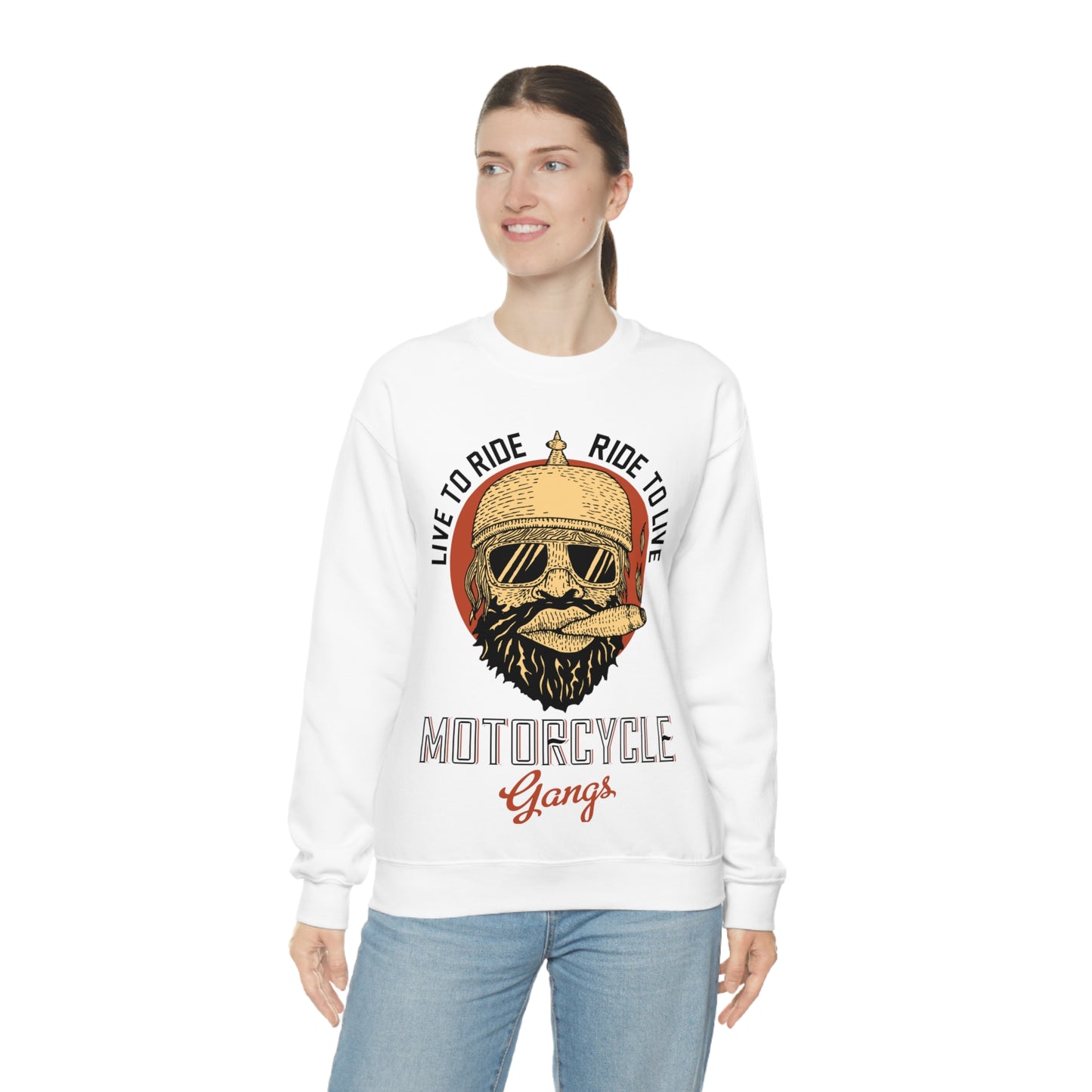 Live to Ride-Ride to Live Crewneck Sweatshirt