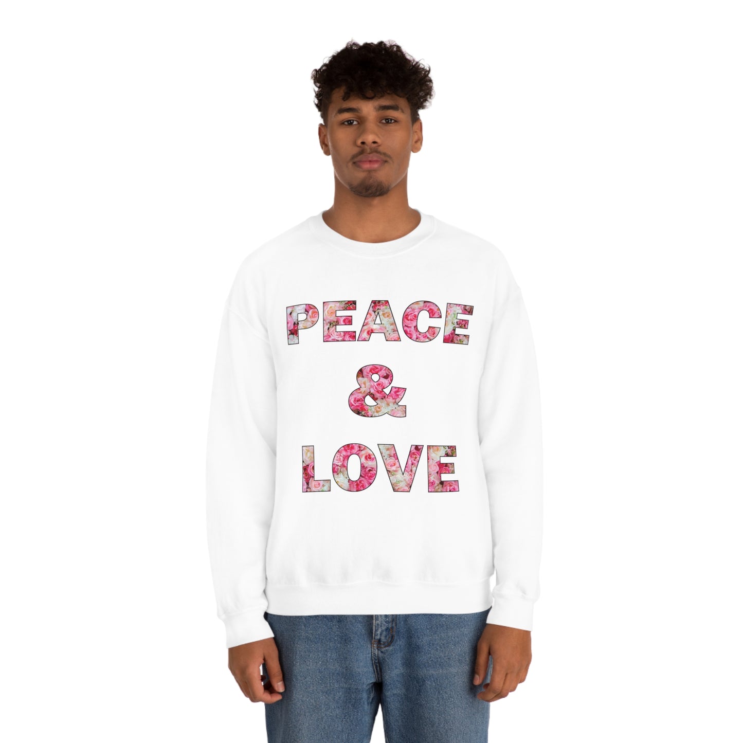 Peace & Love Crewneck Sweatshirt