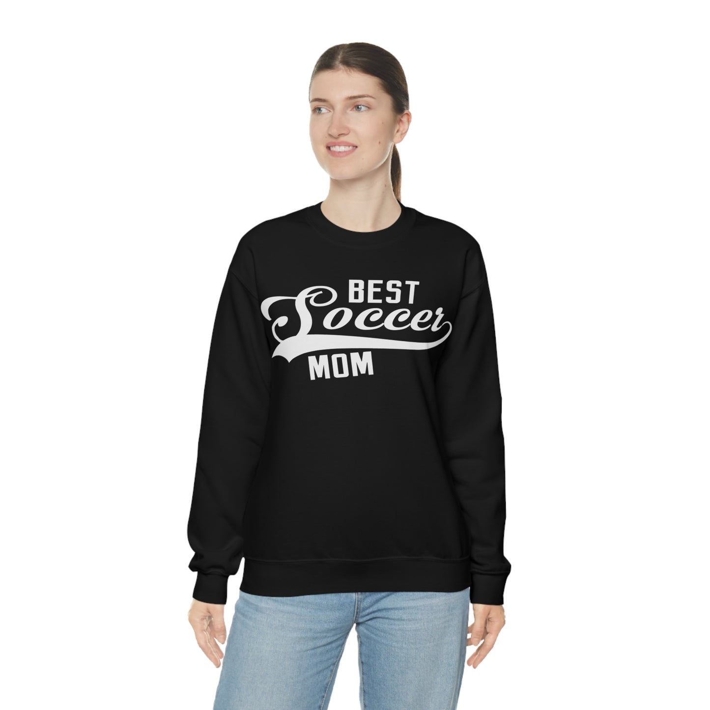 Best-soccer mom Crewneck Sweatshirt