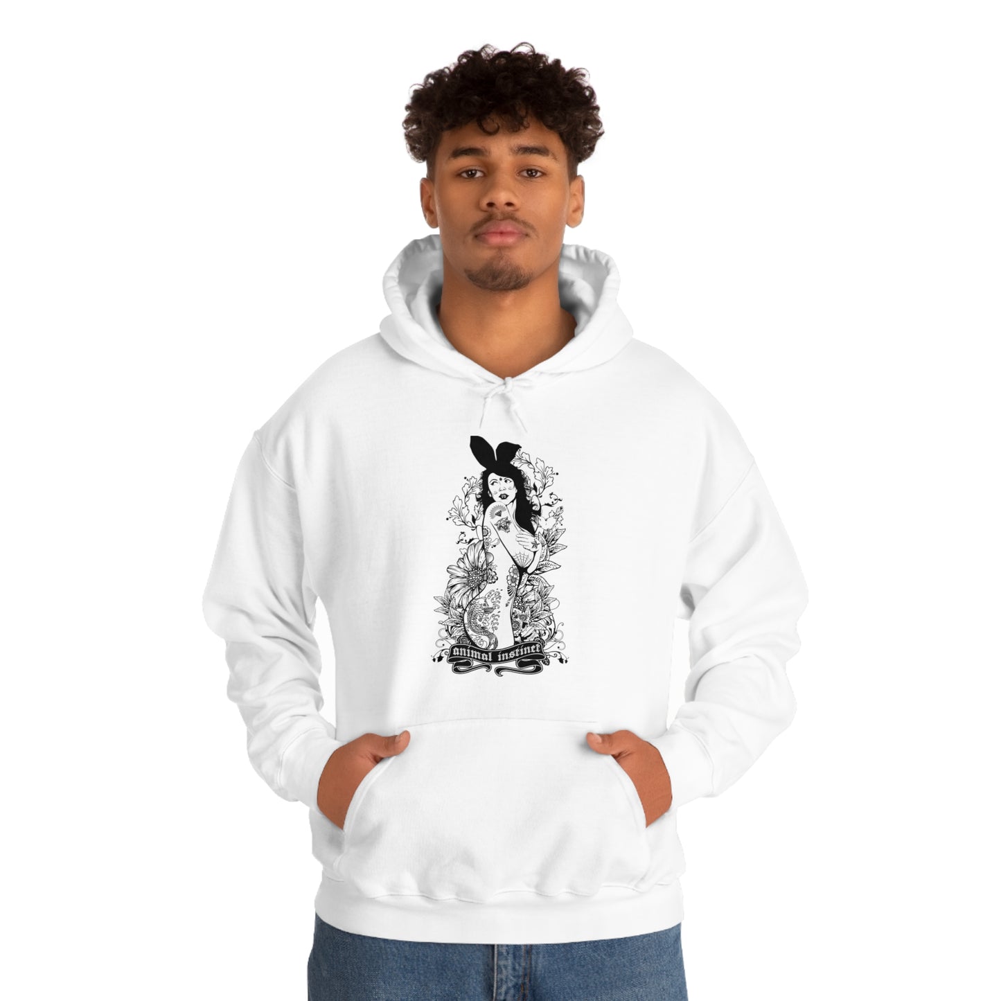 Animal Instinct Tattoo Hoodie