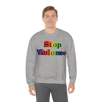 Stop Violence Crewneck Sweatshirt