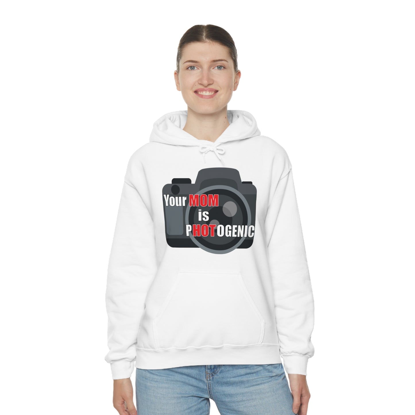 Your Mom is pHOTogenic Camera Hoodie