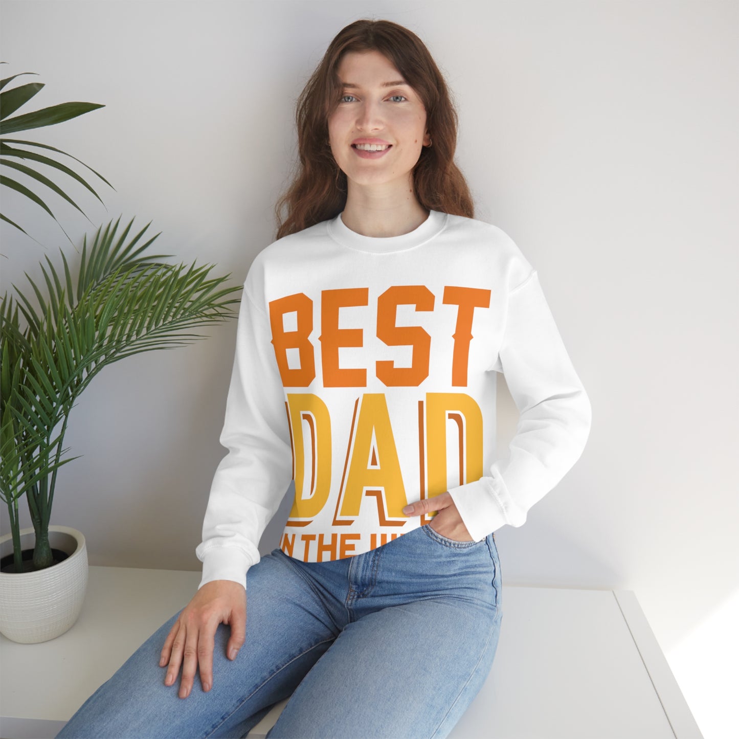 Best Dad in the world Crewneck Sweatshirt