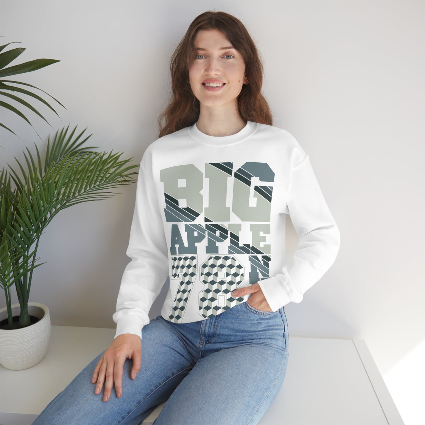 Big Apple NYC Crewneck Sweatshirt