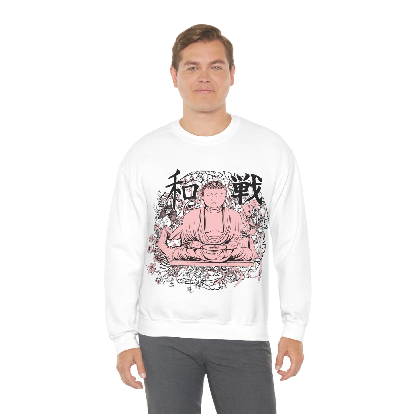 Pink Buddha Crewneck Sweatshirt