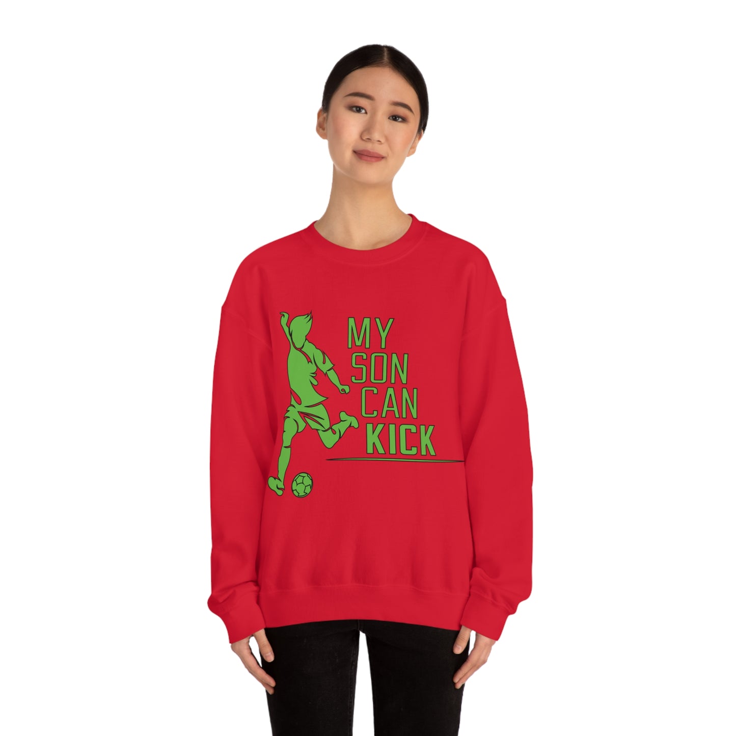 My son kick Crewneck Sweatshirt