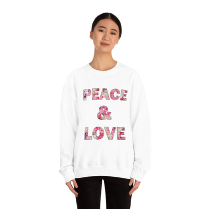 Peace & Love Crewneck Sweatshirt