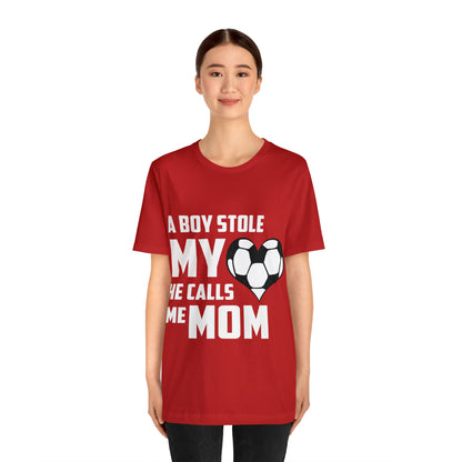 A boy stole my heart he calls me Mom T-Shirt