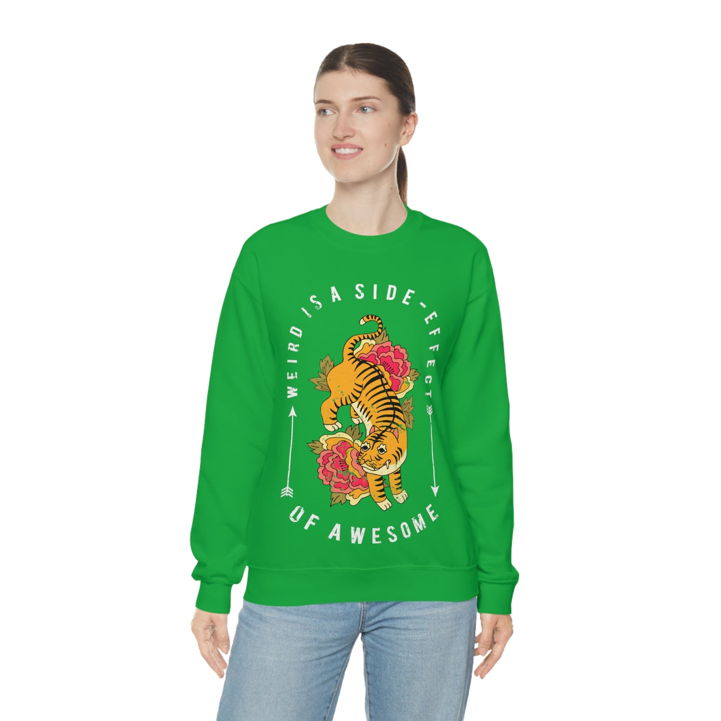 Weird is a side effect of Awesome Crewneck Sweatshirt