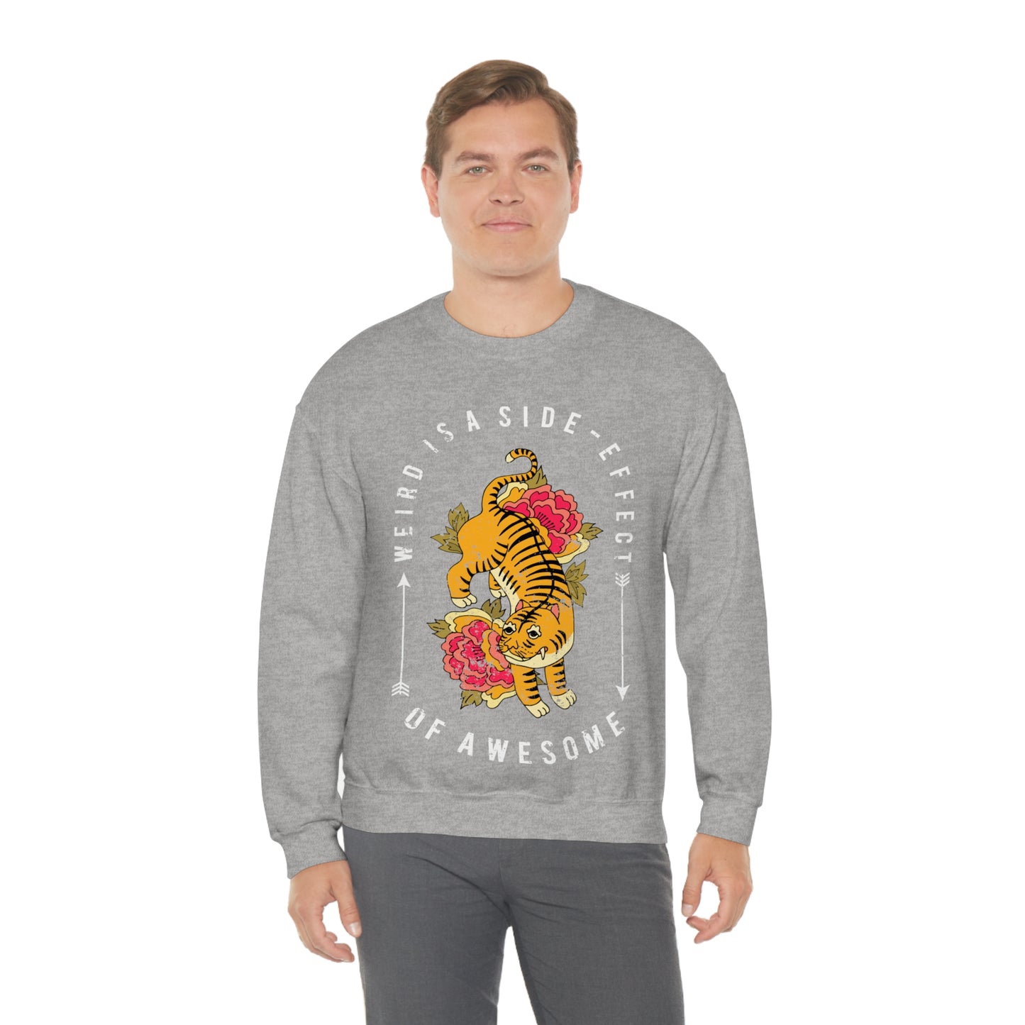 Weird is a side effect of Awesome Crewneck Sweatshirt