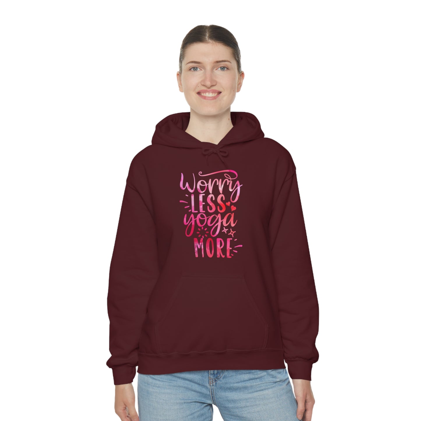 Worry Less Yoga More Hoodie