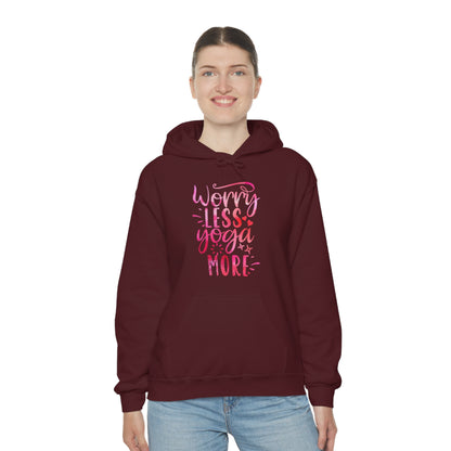 Worry Less Yoga More Hoodie