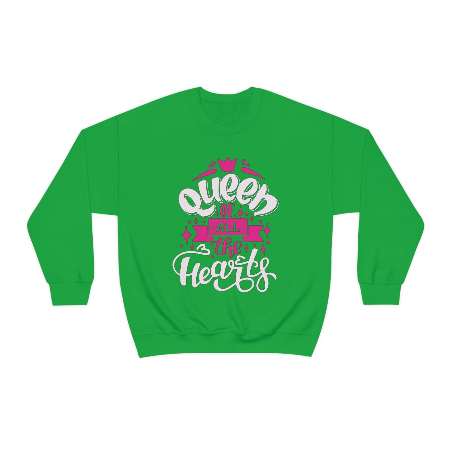 Queen of All The Hearts Crewneck Sweatshirt