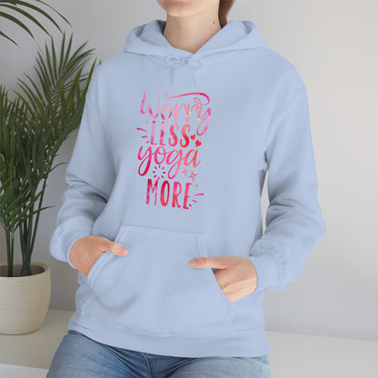 Worry Less Yoga More Hoodie