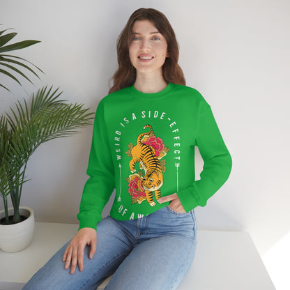 Weird is a side effect of Awesome Crewneck Sweatshirt