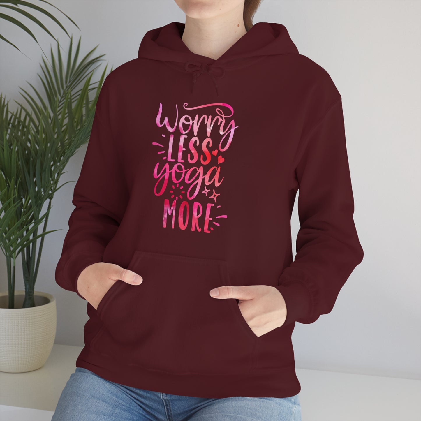 Worry Less Yoga More Hoodie