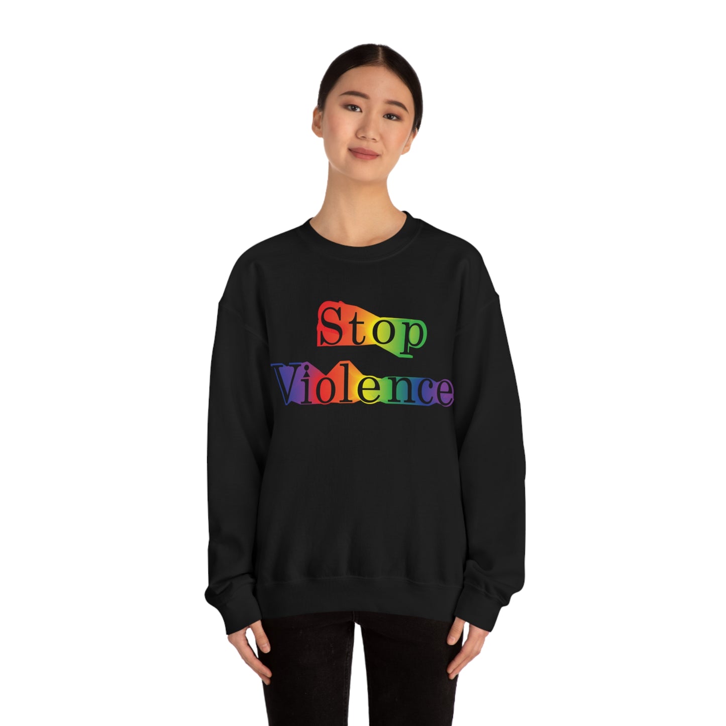 Stop Violence Crewneck Sweatshirt