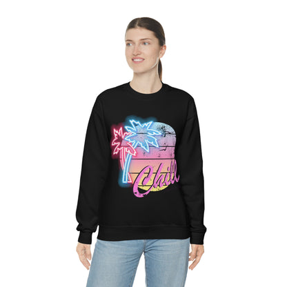 Chill Summer For Life Crewneck Sweatshirt