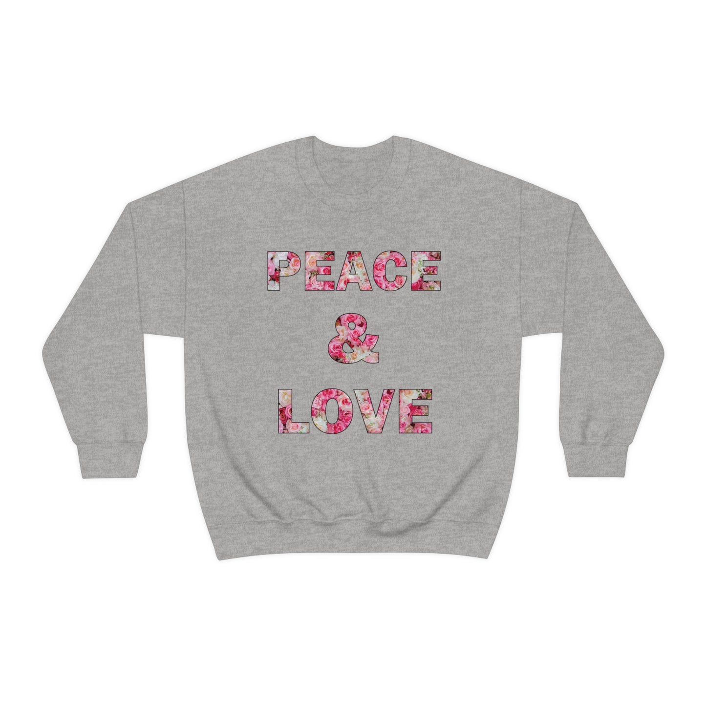 Peace & Love Crewneck Sweatshirt