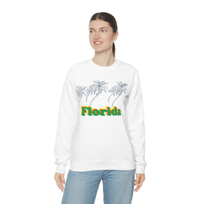 Florida Palm Tree Crewneck Sweatshirt