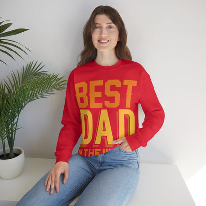 Best Dad in the world Crewneck Sweatshirt