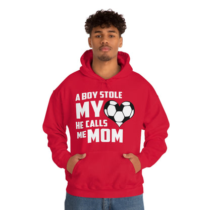 A boy stole my heart he calls me Mom Hoodie