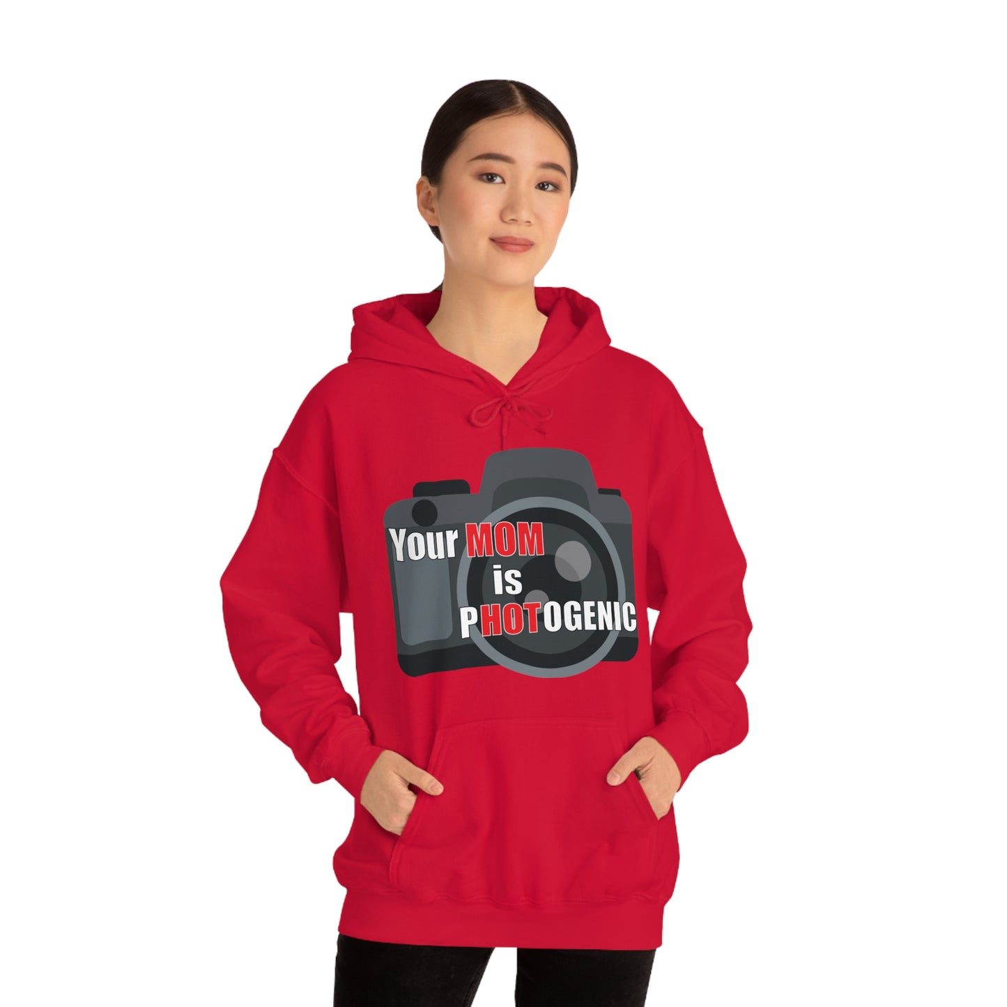 Your Mom is pHOTogenic Camera Hoodie